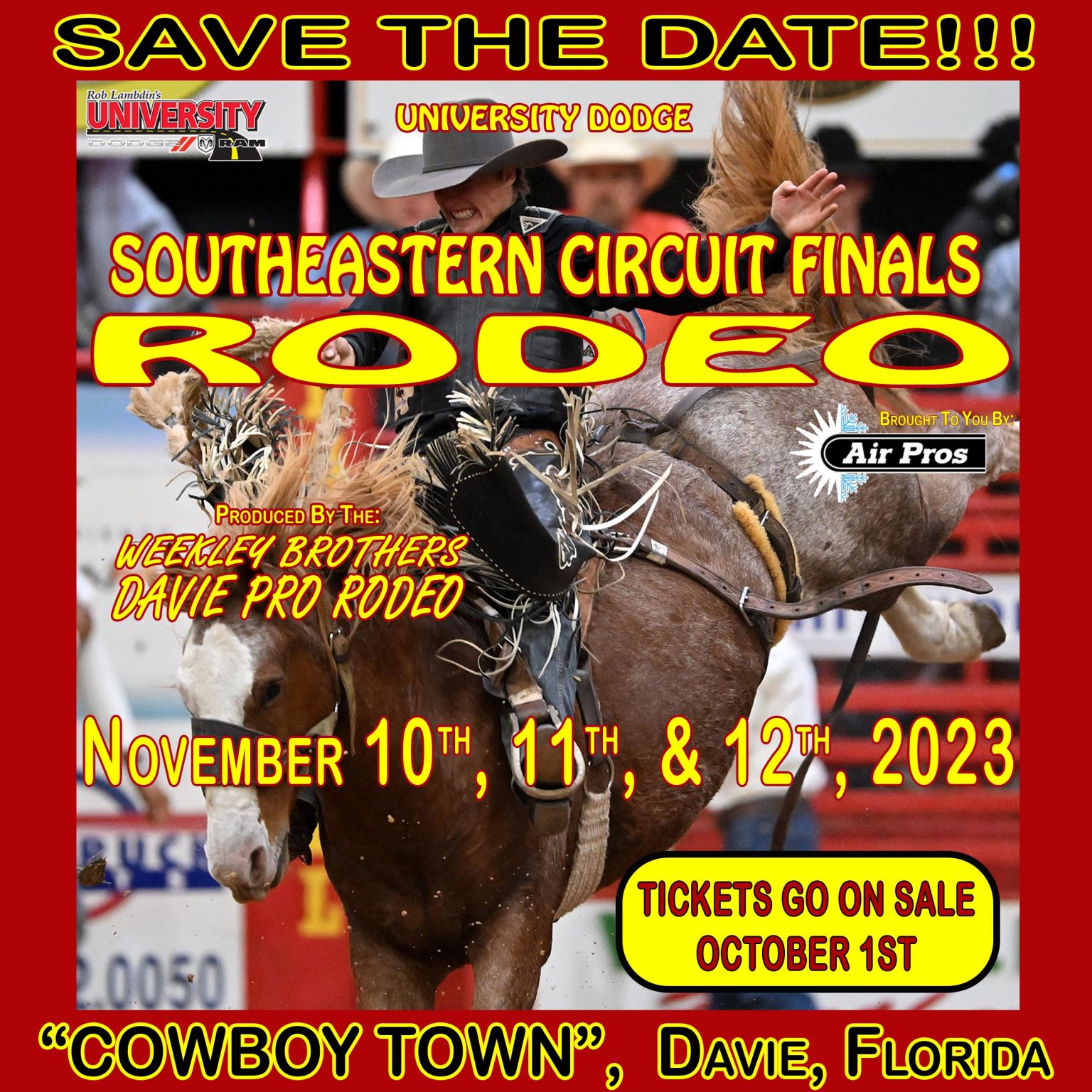 Tickets Davie Pro Rodeo, LLC
